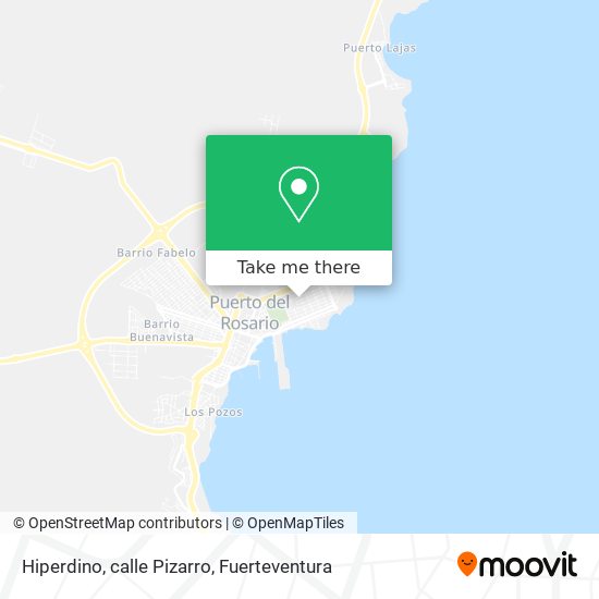 Hiperdino, calle Pizarro map