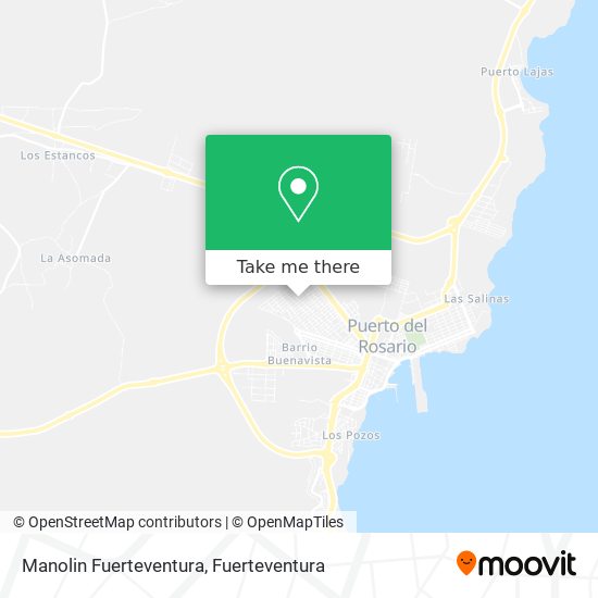 mapa Manolin Fuerteventura