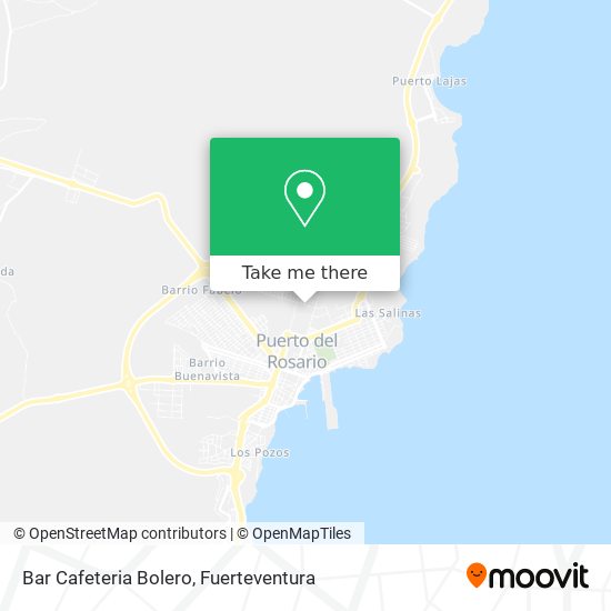 Bar Cafeteria Bolero map