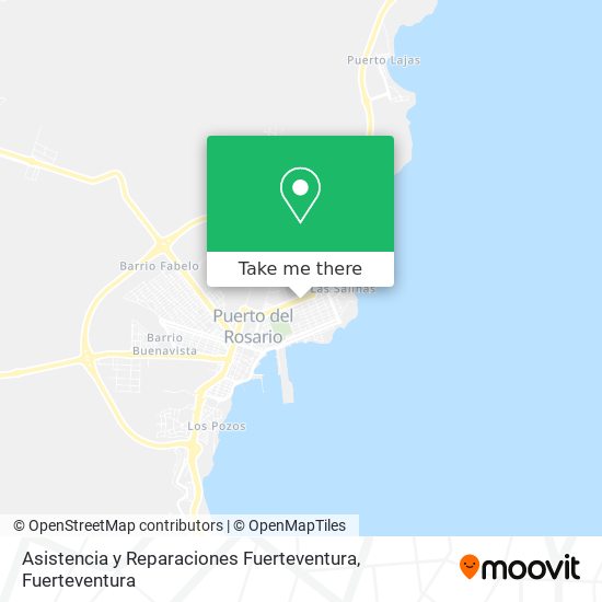 Asistencia y Reparaciones Fuerteventura map