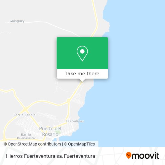 Hierros Fuerteventura sa map