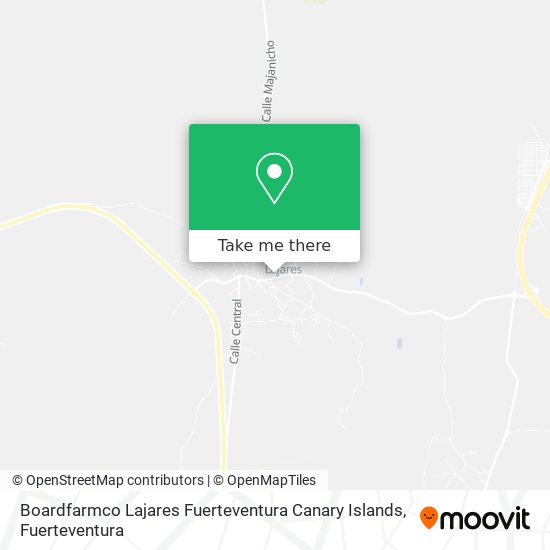 Boardfarmco Lajares Fuerteventura Canary Islands map