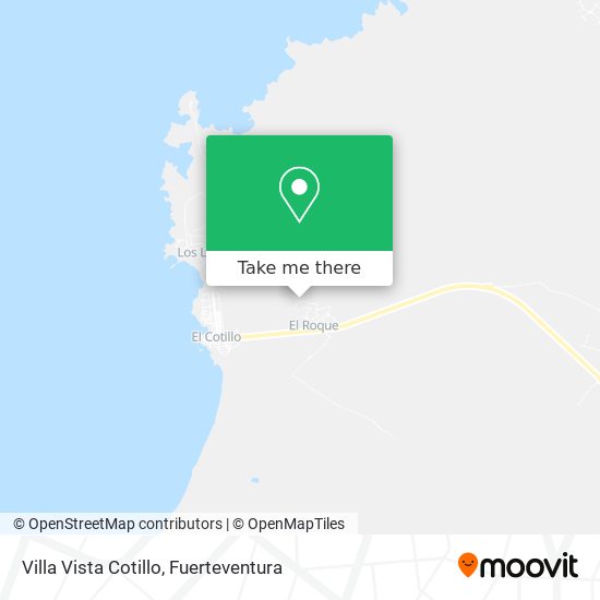 Villa Vista Cotillo map