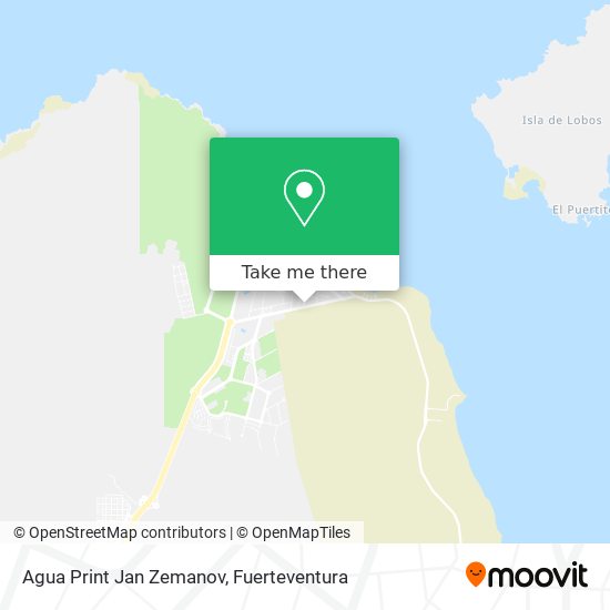 Agua Print Jan Zemanov map