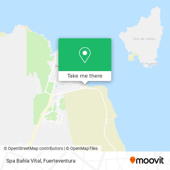Spa Bahía Vital map