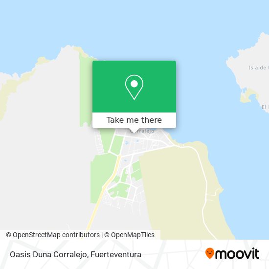 Oasis Duna Corralejo map