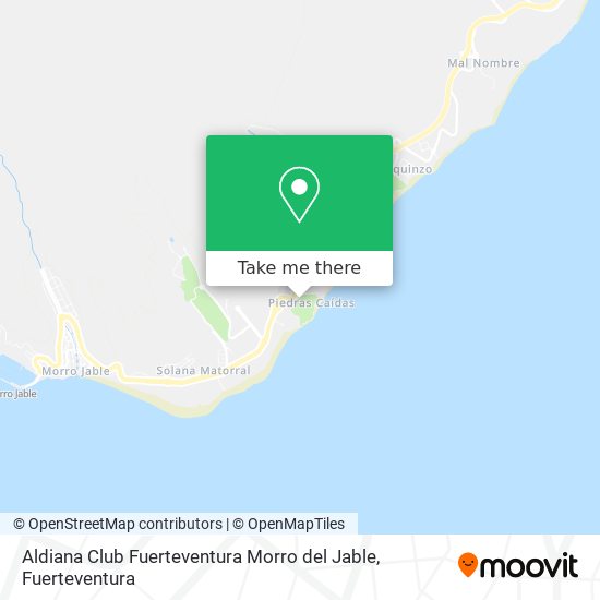 Aldiana Club Fuerteventura Morro del Jable map
