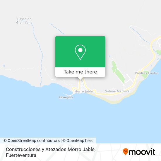 Construcciones y Atezados Morro Jable map