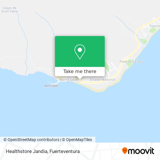 Healthstore Jandia map