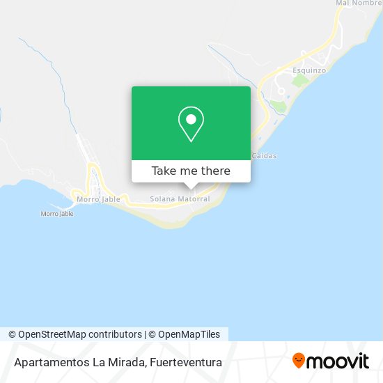 Apartamentos La Mirada map
