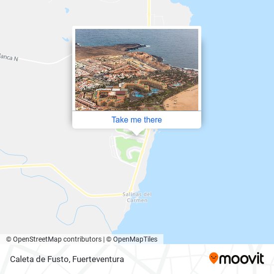 Caleta de Fusto map