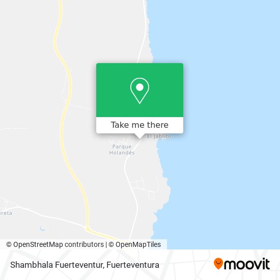 Shambhala Fuerteventur map