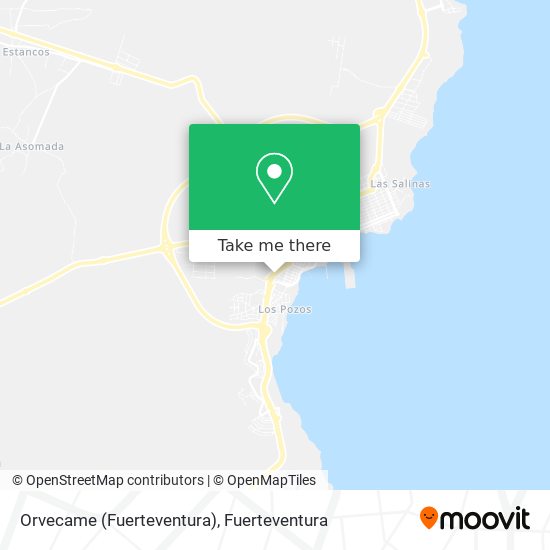 Orvecame (Fuerteventura) map