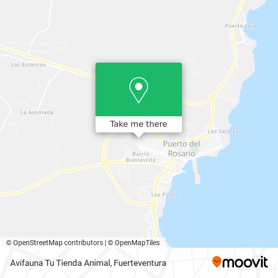 Avifauna Tu Tienda Animal map