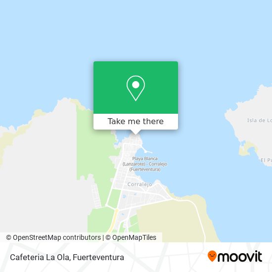 Cafeteria La Ola map