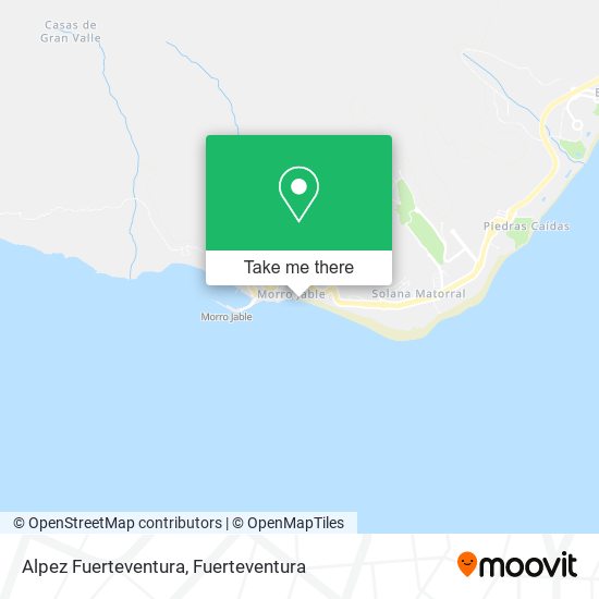 Alpez Fuerteventura map