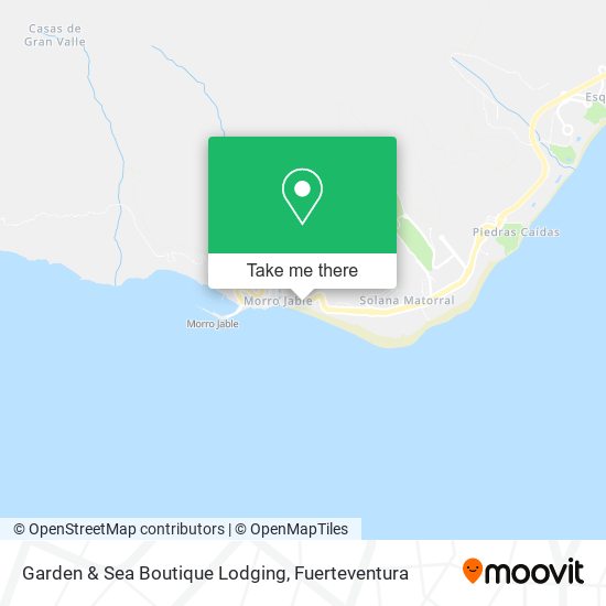 Garden & Sea Boutique Lodging map