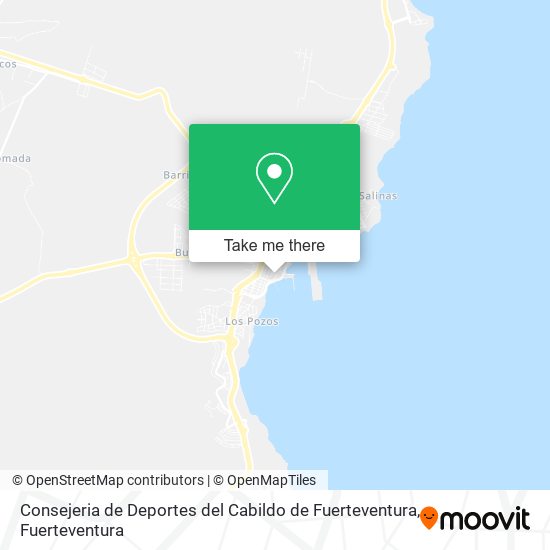 Consejeria de Deportes del Cabildo de Fuerteventura map