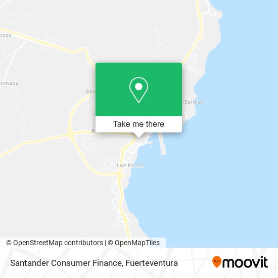 mapa Santander Consumer Finance