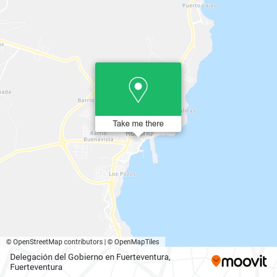 Delegación del Gobierno en Fuerteventura map