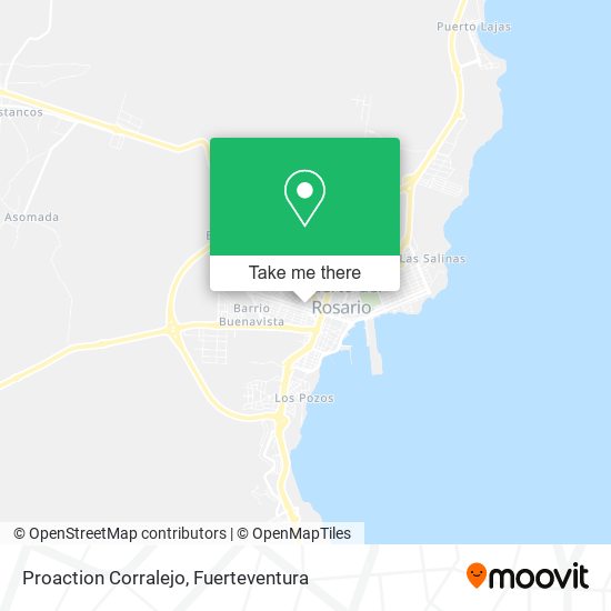 Proaction Corralejo map