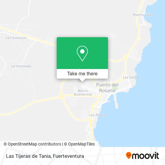 Las Tijeras de Tania map