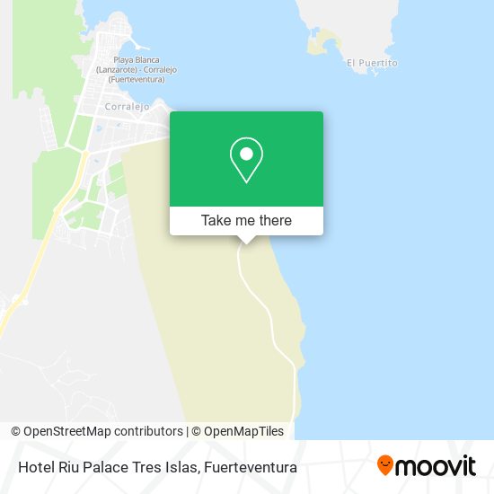 Hotel Riu Palace Tres Islas map