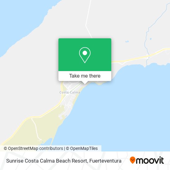 Sunrise Costa Calma Beach Resort map