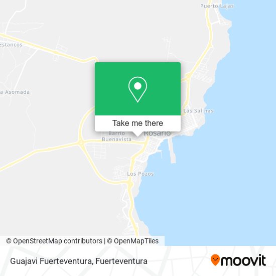 Guajavi Fuerteventura map