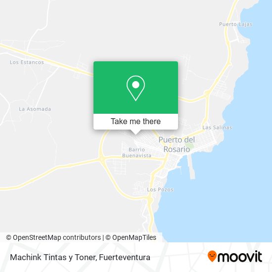 Machink Tintas y Toner map