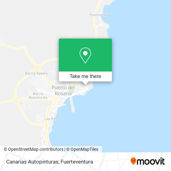 Canarias Autopinturas map