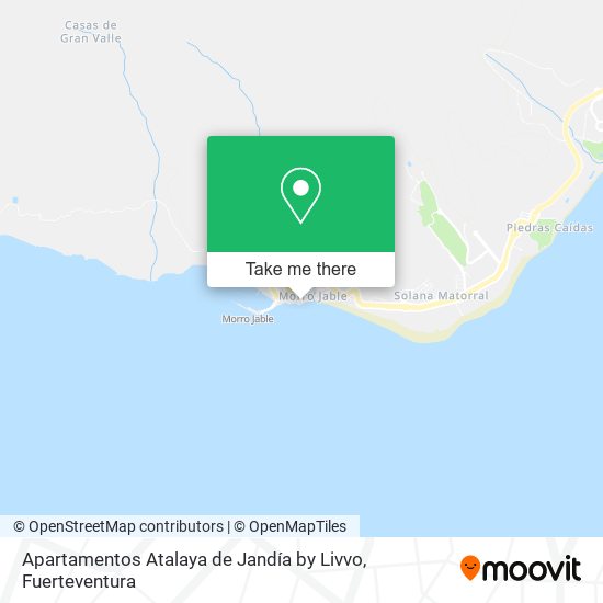 Apartamentos Atalaya de Jandía by Livvo map