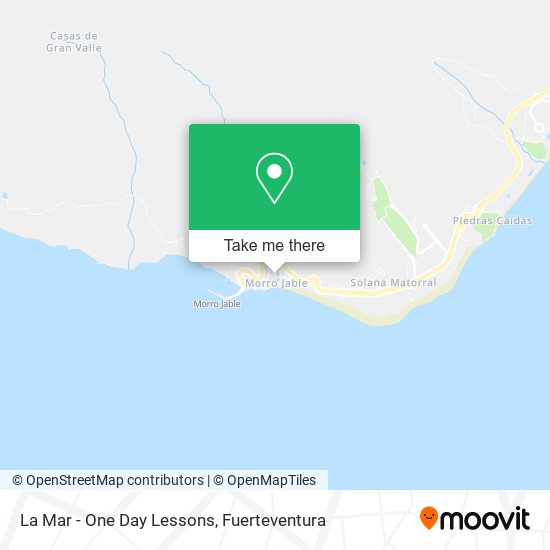La Mar - One Day Lessons map
