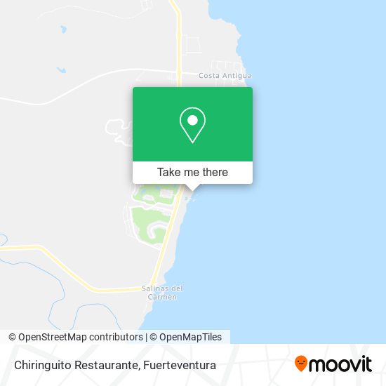 Chiringuito Restaurante map