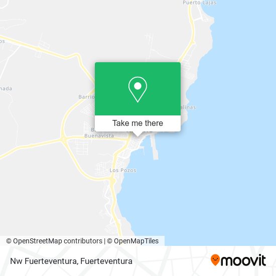 Nw Fuerteventura map