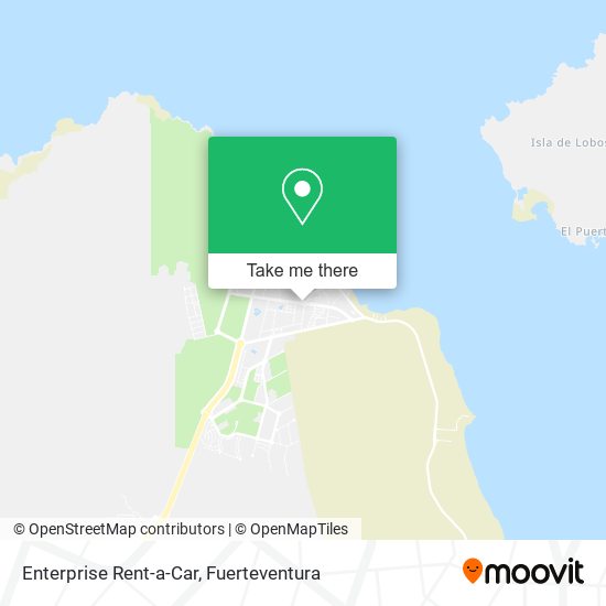 Enterprise Rent-a-Car map