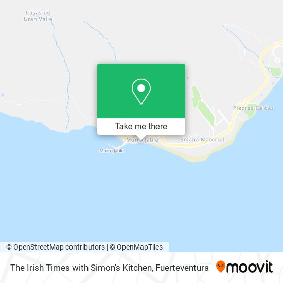 The Irish Times with Simon's Kitchen map