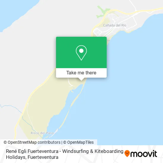René Egli Fuerteventura - Windsurfing & Kiteboarding Holidays map
