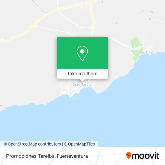 Promociones Terelba map