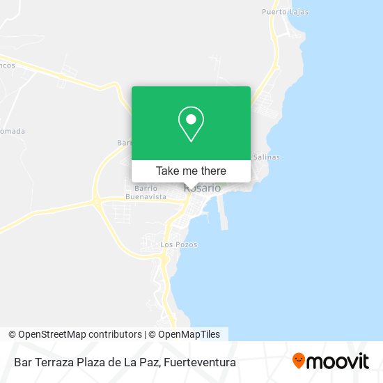 mapa Bar Terraza Plaza de La Paz