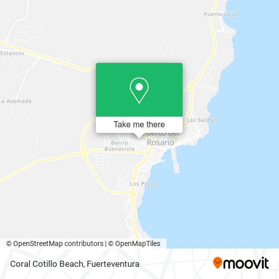 mapa Coral Cotillo Beach