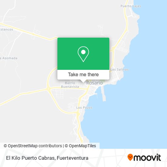 El Kilo Puerto Cabras map