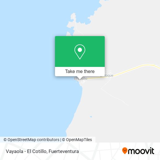 Vayaola - El Cotillo map