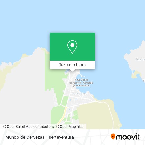 Mundo de Cervezas map