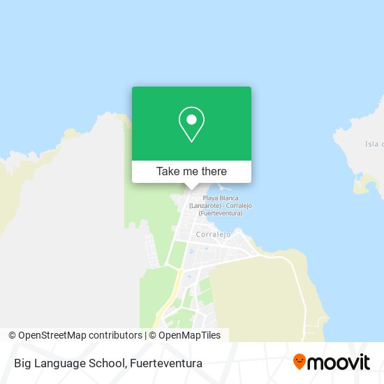 Big Language School map