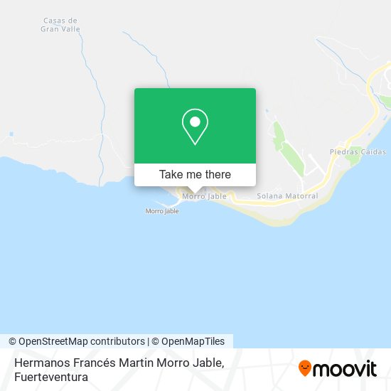 Hermanos Francés Martin Morro Jable map