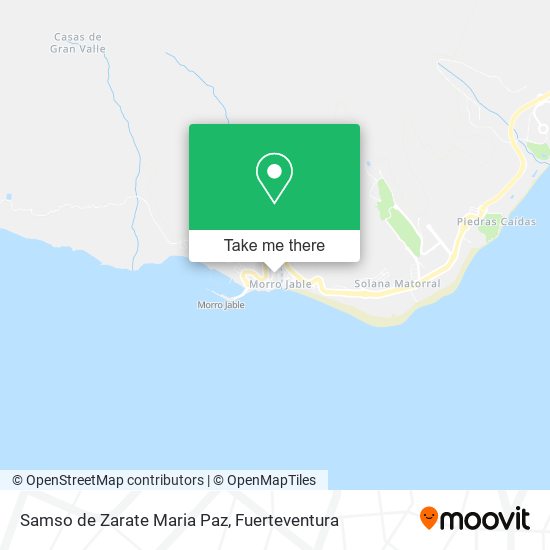 Samso de Zarate Maria Paz map