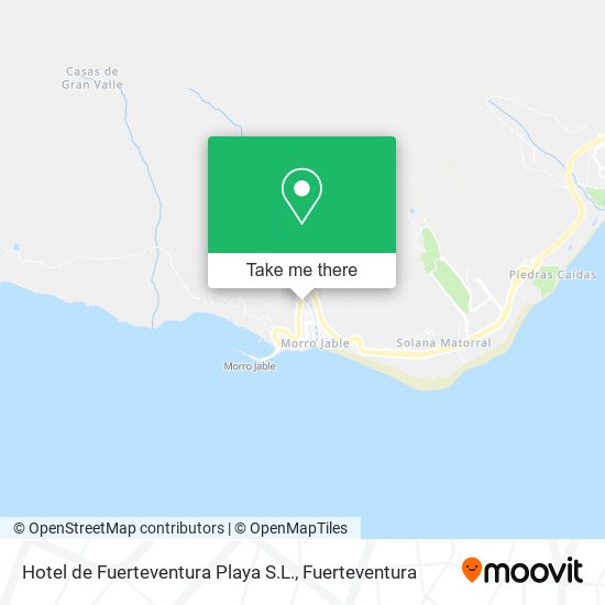 Hotel de Fuerteventura Playa S.L. map