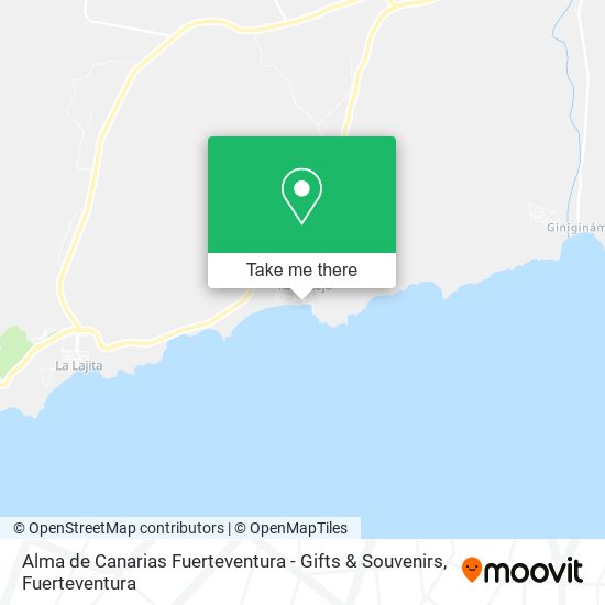 Alma de Canarias Fuerteventura - Gifts & Souvenirs map