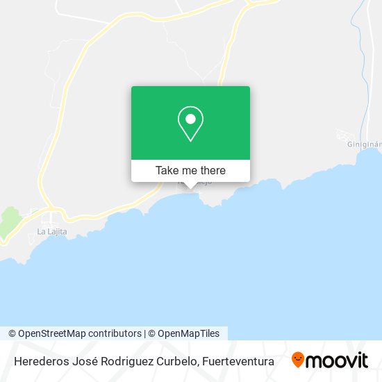 Herederos José Rodriguez Curbelo map